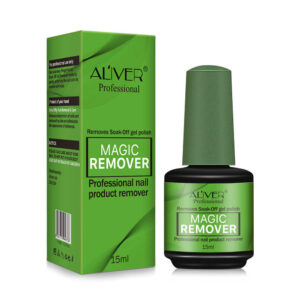 Vernis à ongles dissolvant unisexe vert magique Aliver